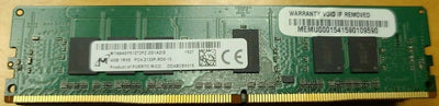 Micron Server Ram MTA9ASF51272PZ-2G1A2 4GB 2133Mhz DDR4 PC4-17000 1Rx8 ECC 1.2V REG DIMM Memory module for Server
