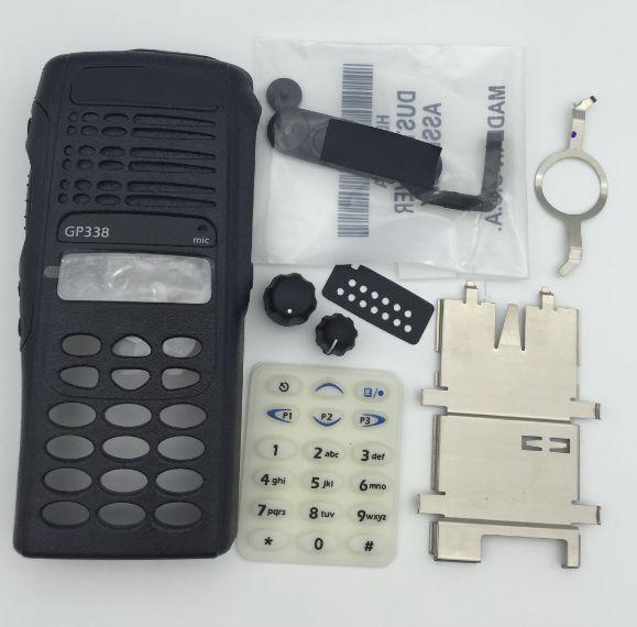 Front Outer Case Housing Cover Shell Kit For Motorola GP338 GP380 Radio