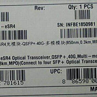 QSFP-40G-eSR4 40G-850nm-0.3km