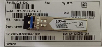 SFP-GE-LX-SM1310 1310NM LC 10KM DDM 1.25G