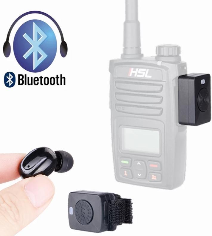 Walkie Talkie Bluetooth Headset K/M Type Mini Earphone Handheld