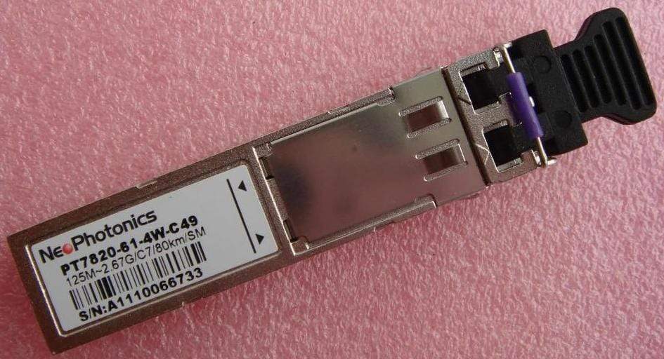 PT7820-61-4W-C49 Neophotonics SFP CWDM Transceiver 2.5G 80KM